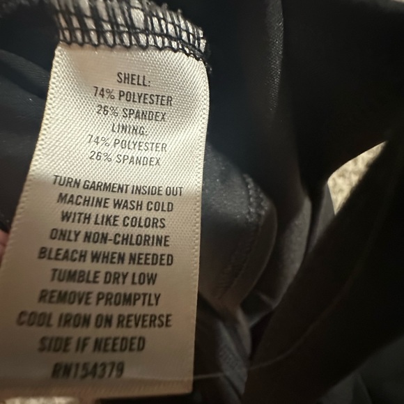 Aeropostale Flex Scoop Neck Tennis Skort Dress Black Sporty stretch - Picture 5 of 6